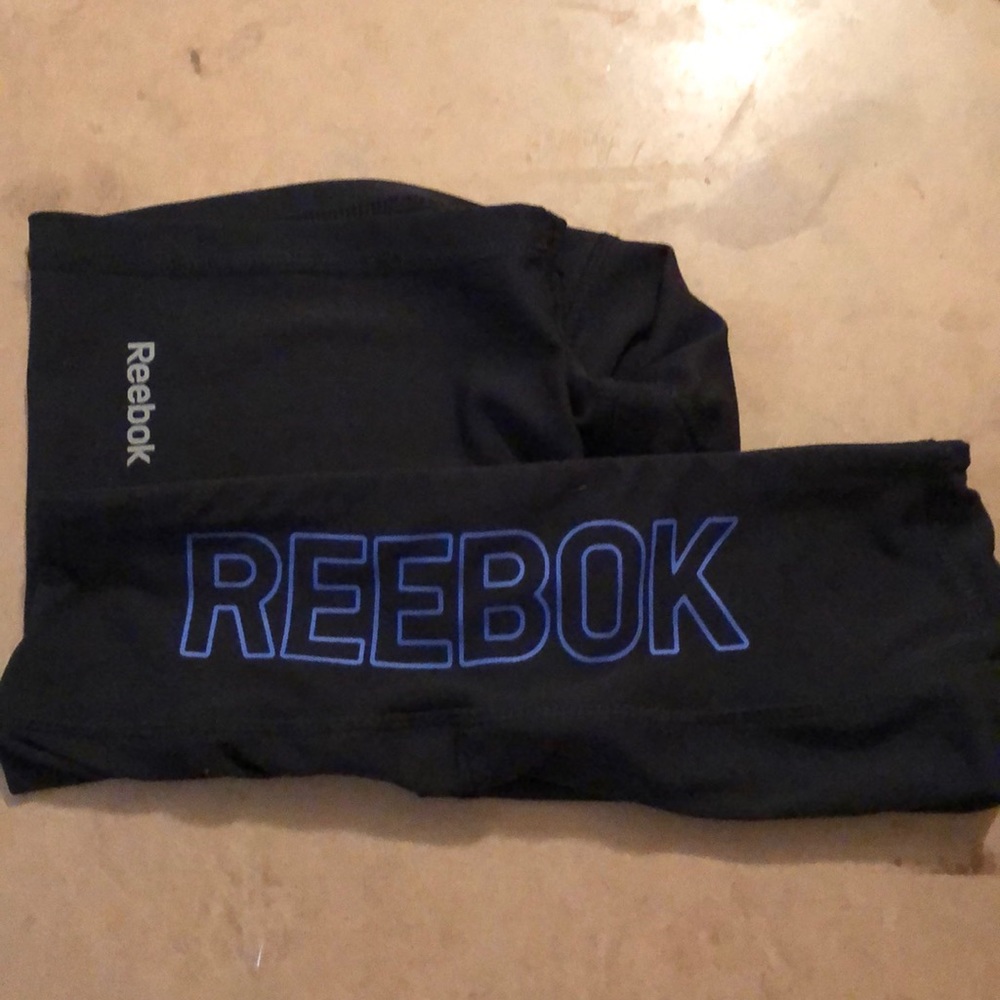 XS Reebok black performance style spandex shorts